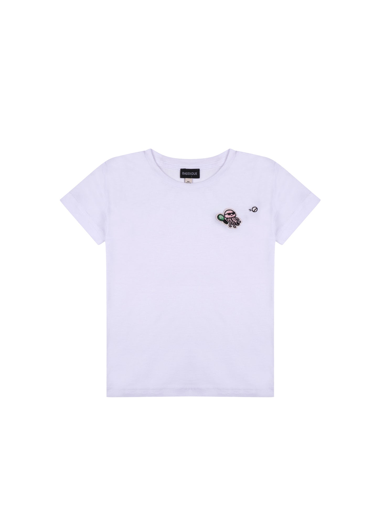 Unisex Çocuk Beyaz Octopus T-Shirt