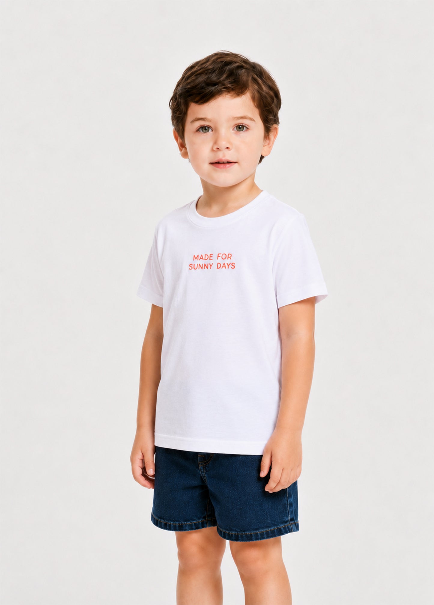Kids Sunny Days T-Shirt-White