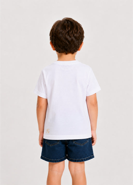 Unisex Kids White Sunny Days T-Shirt