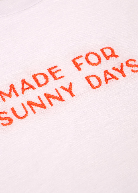 Unisex Kids White Sunny Days T-Shirt