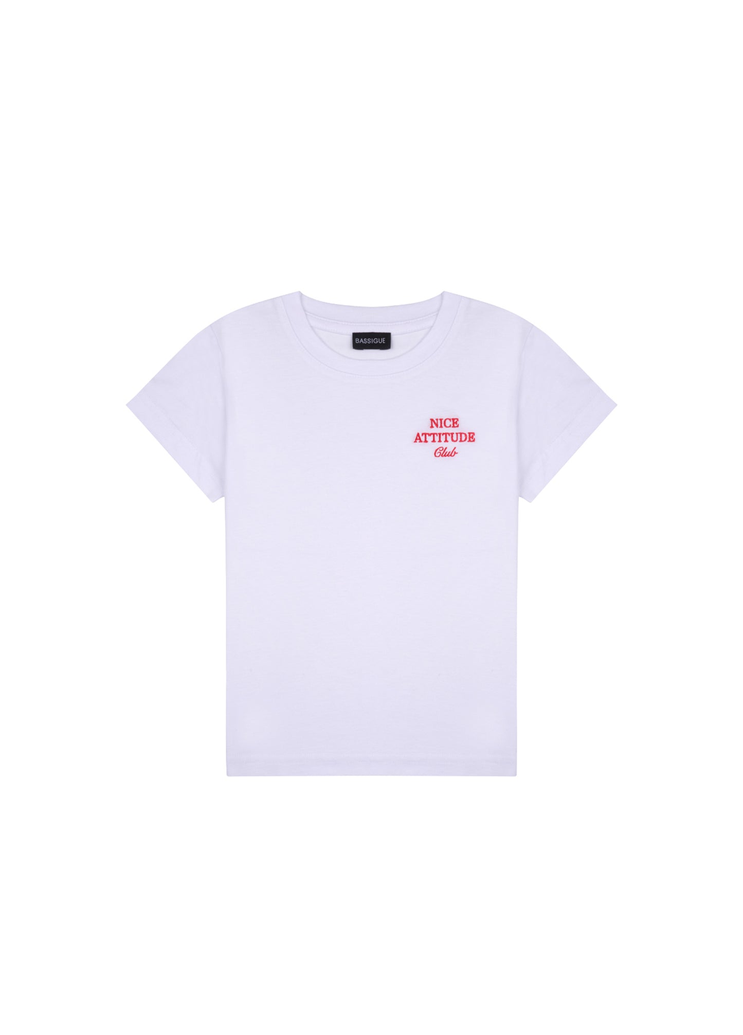 Unisex Çocuk Beyaz Nice Atitude T-Shirt