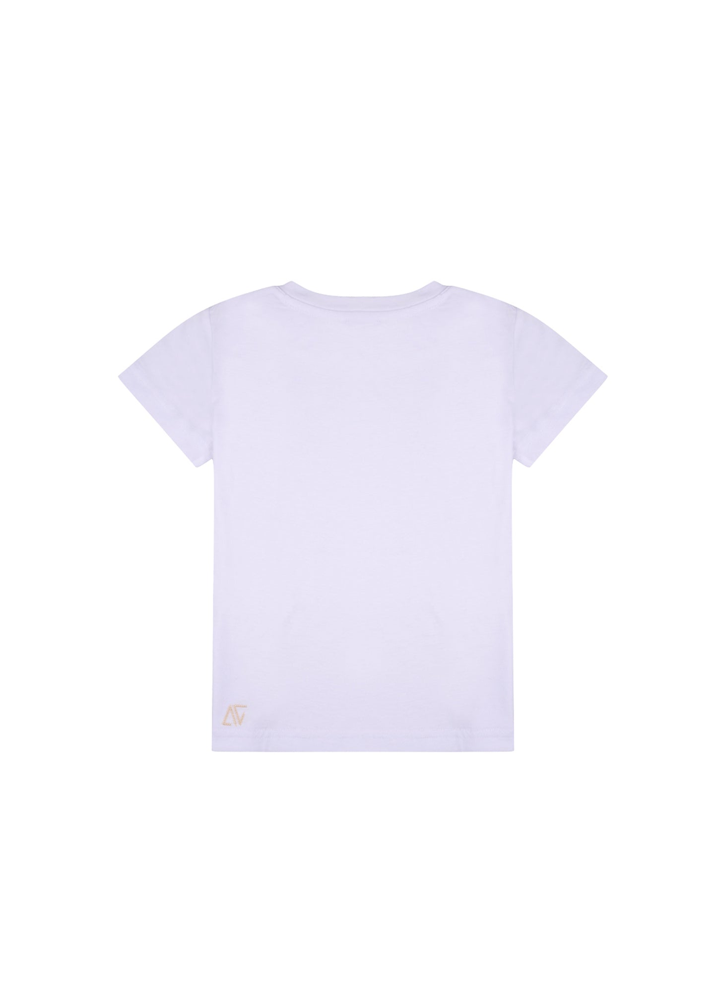 Unisex Çocuk Beyaz Nice Atitude T-Shirt
