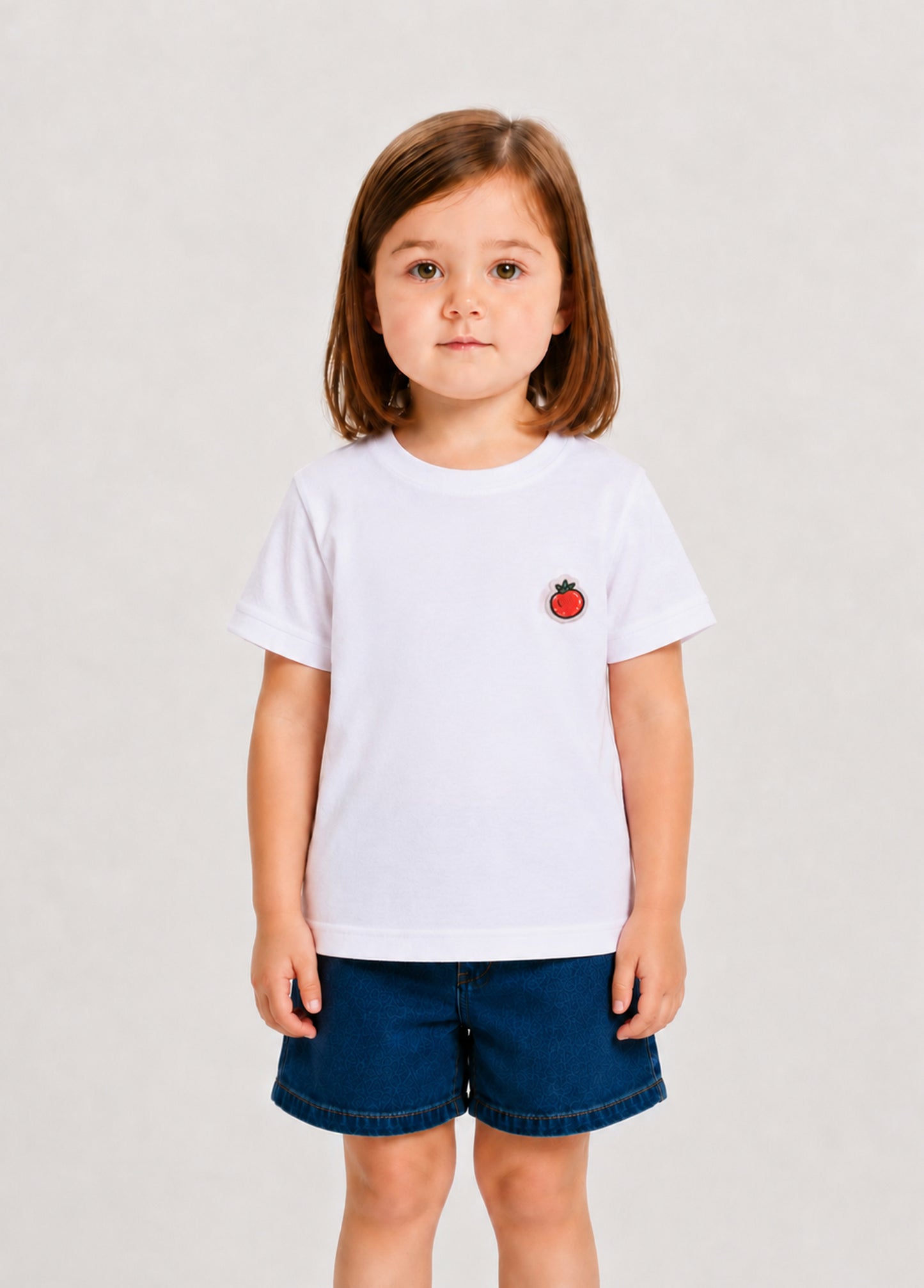 Kids Pizza T-Shirt-White