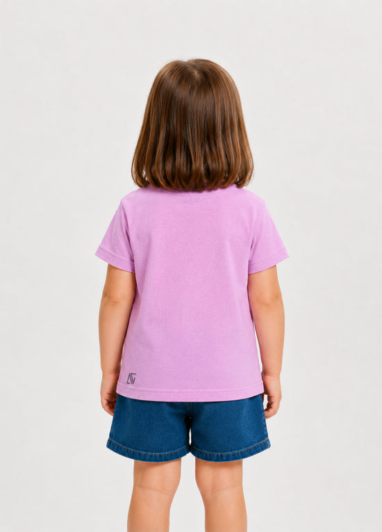 Unisex Kids Pink Padel Octopus T-Shirt