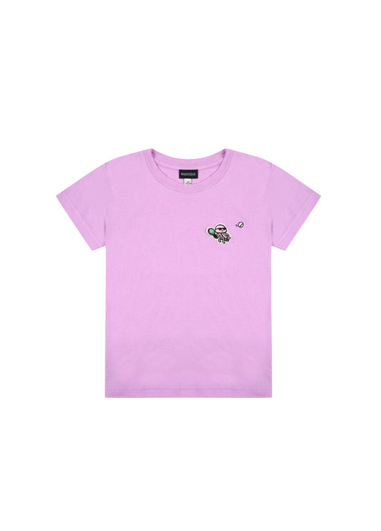 Unisex Kids Pink Padel Octopus T-Shirt