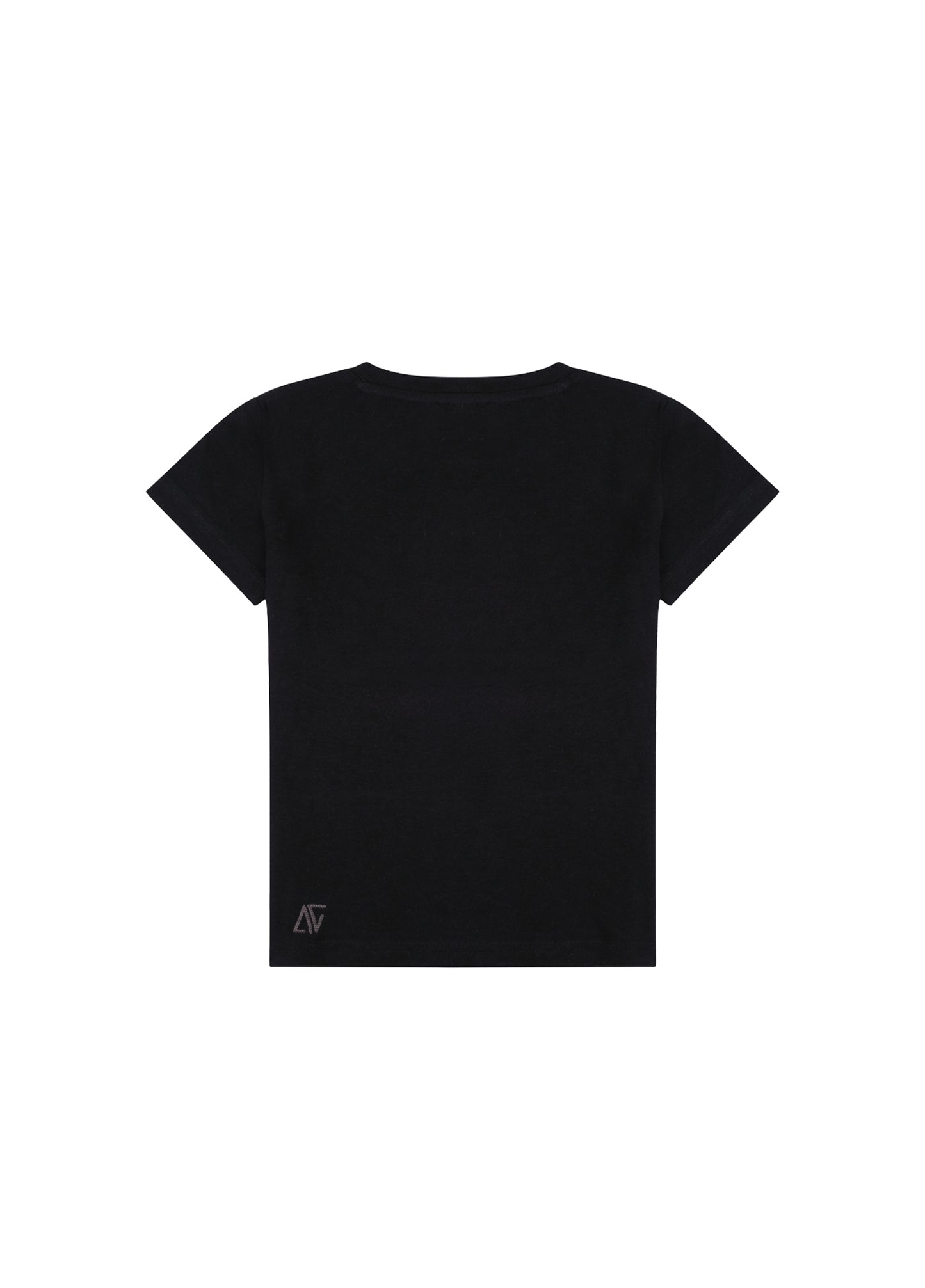 Unisex Çocuk Siyah Trouble T-Shirt