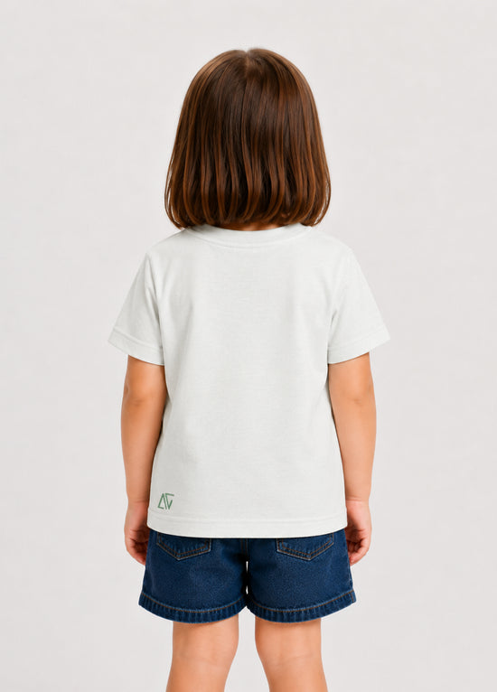 Unisex Kids Light Green Trouble T-Shirt