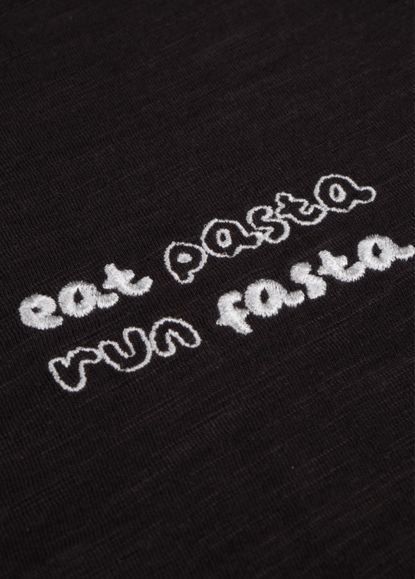 Siyah Eat Pasta T-Shirt