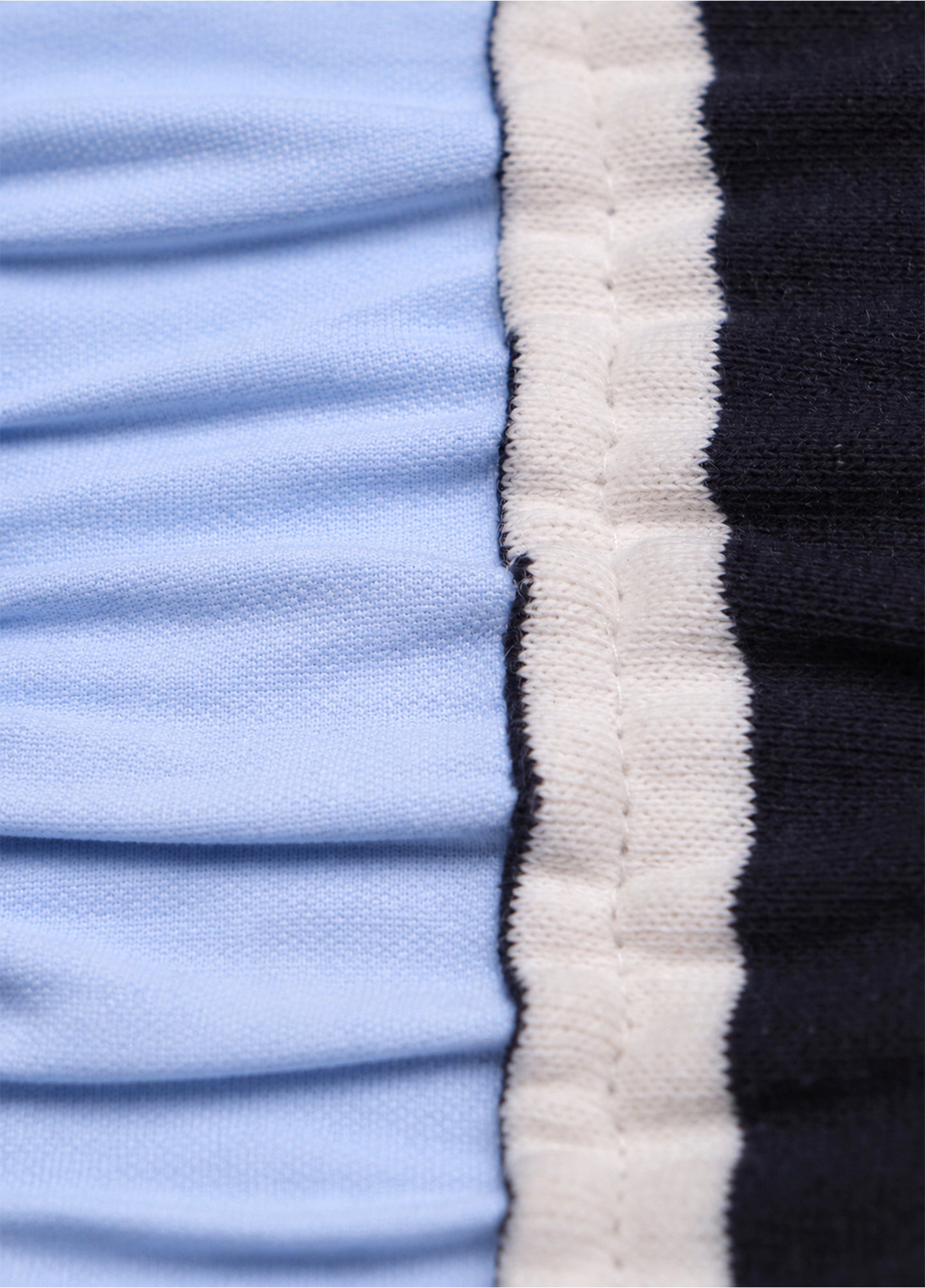 Navy Striped Boxer Waistband Shorts