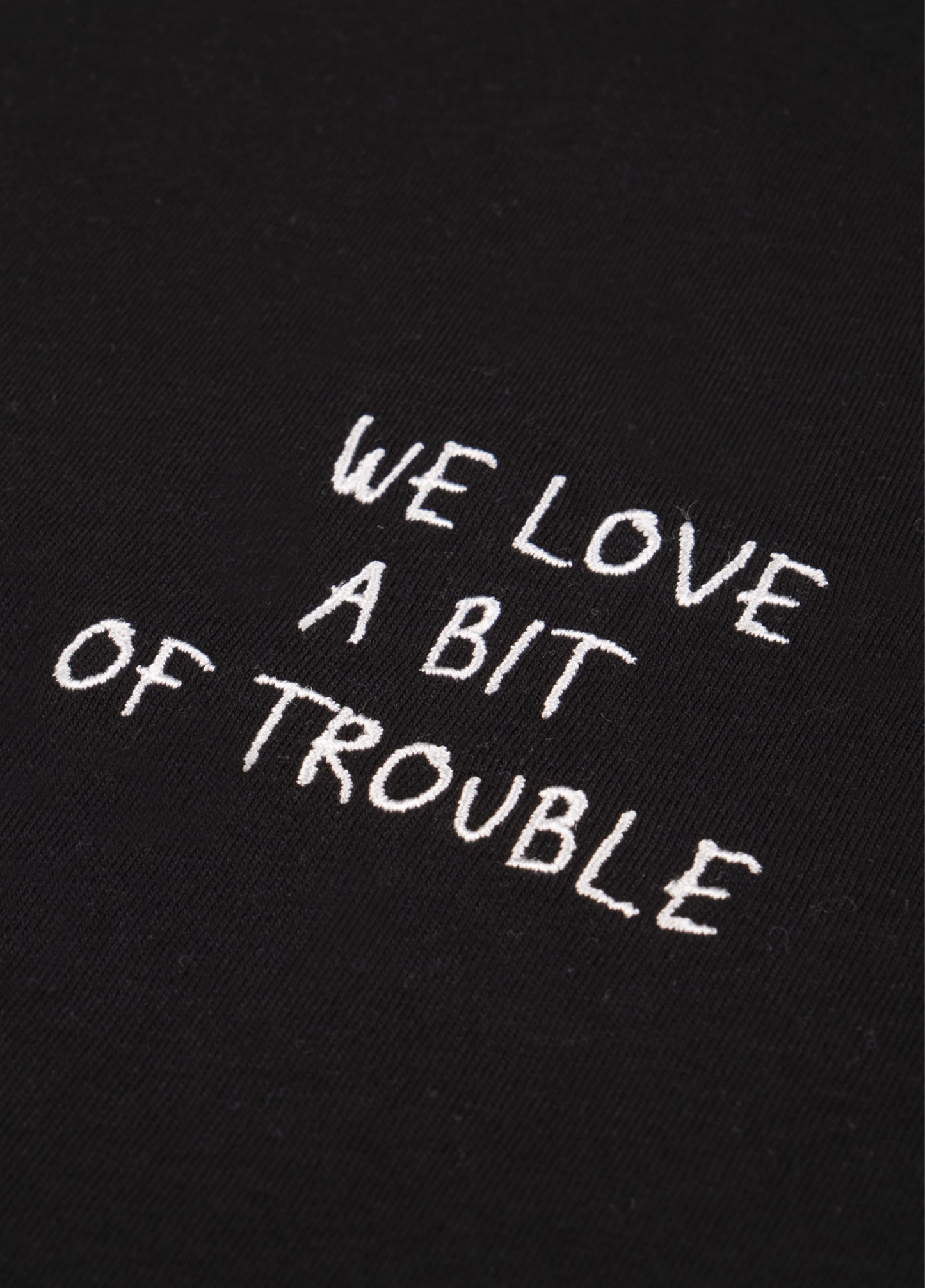 Siyah Trouble  T-Shirt