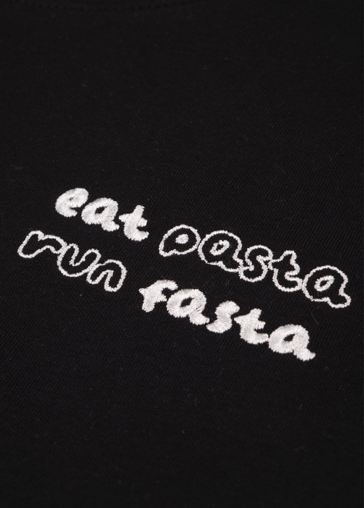 Siyah Eat Pasta T-Shirt