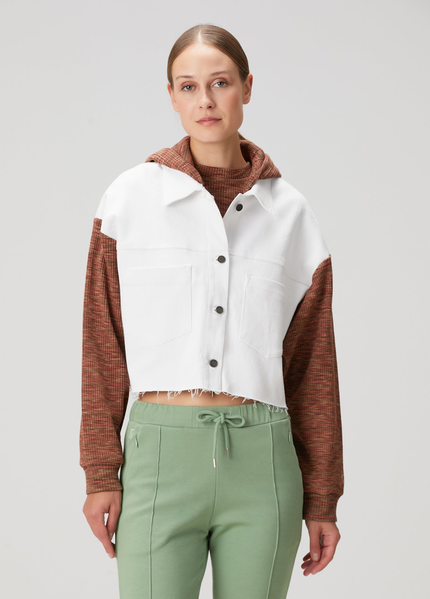 Denim Knit Jacket - Tenko