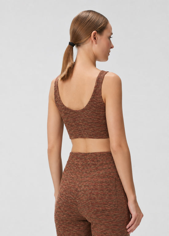 Denim Knit Tank Top - Tenko