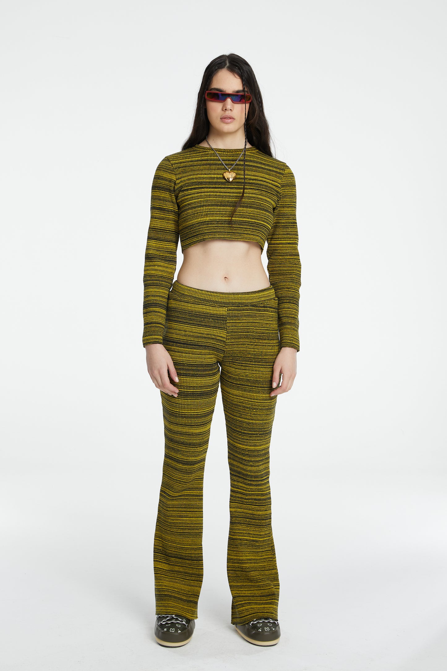 Knit Flare Sweatpants - Dalton