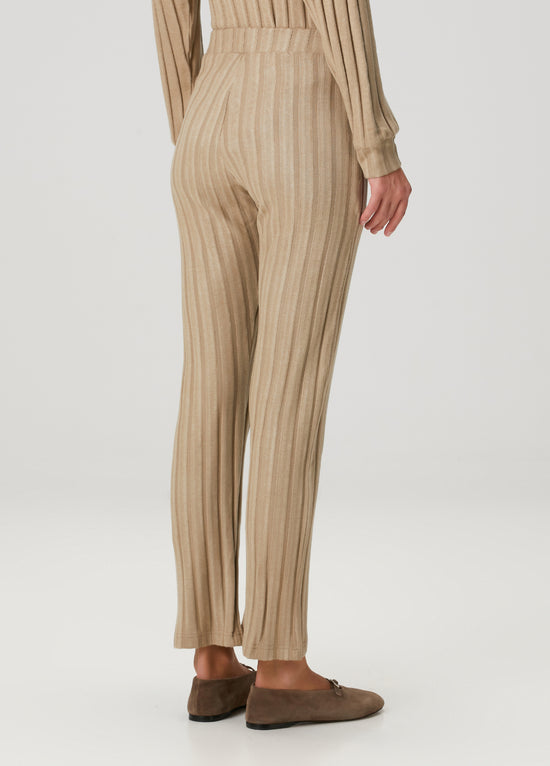 Stripe Cigarette Sweatpants - True Beige