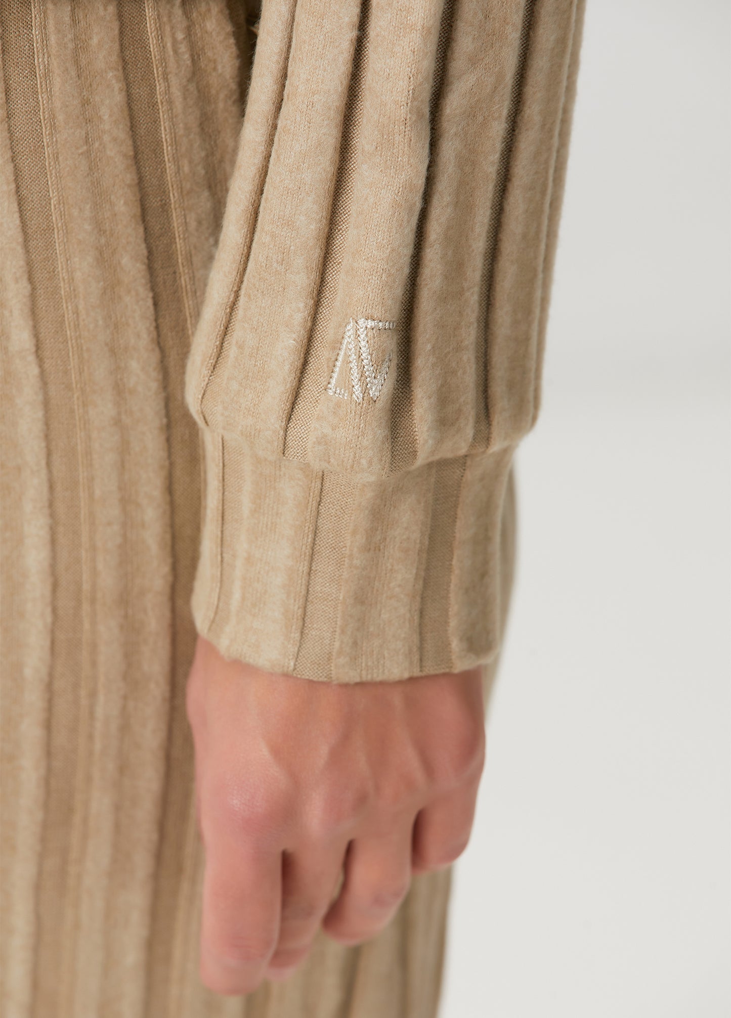 Stripe Crewneck Sweatshirt - True Beige