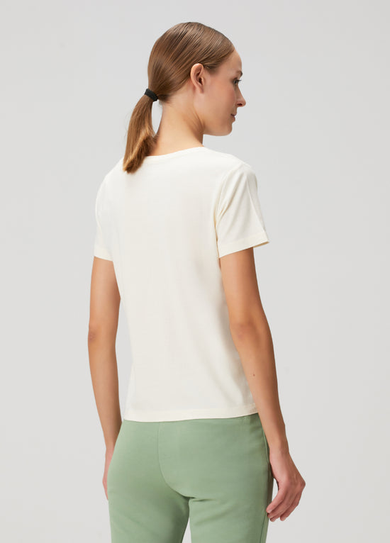 Cotton T-Shirt - Warm Beige
