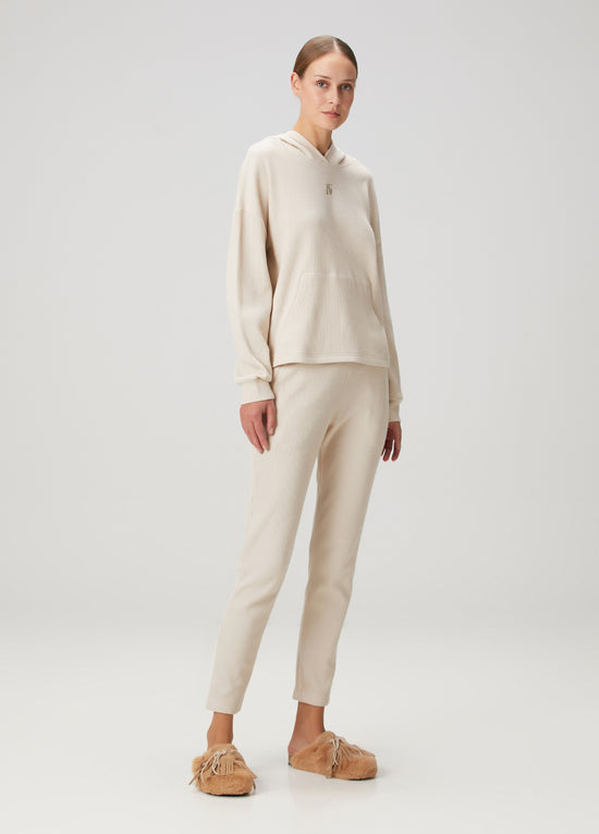 Waffle Sweatpants - Warm Beige