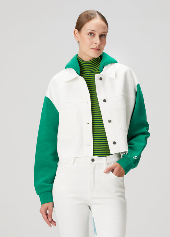 Jean Jacket - Verdant White