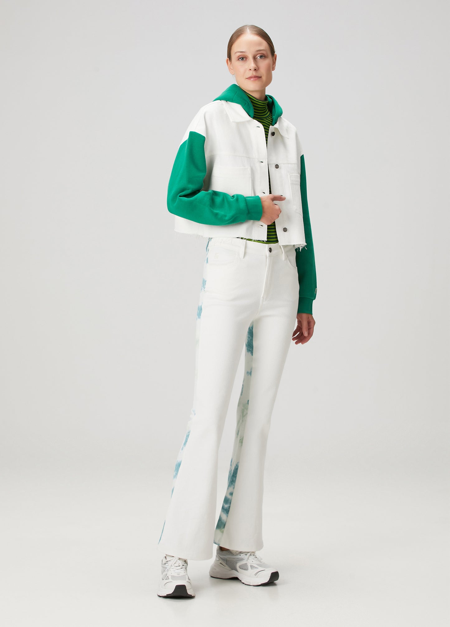 Jean Jacket - Verdant White