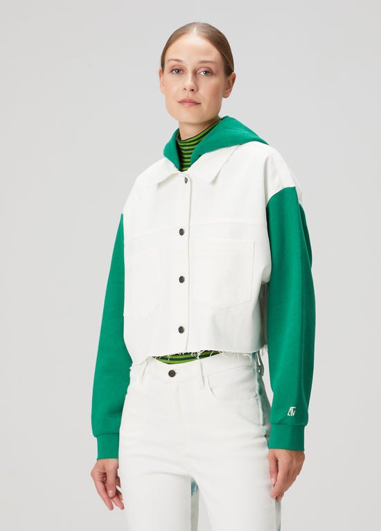 Jean Jacket - Verdant White