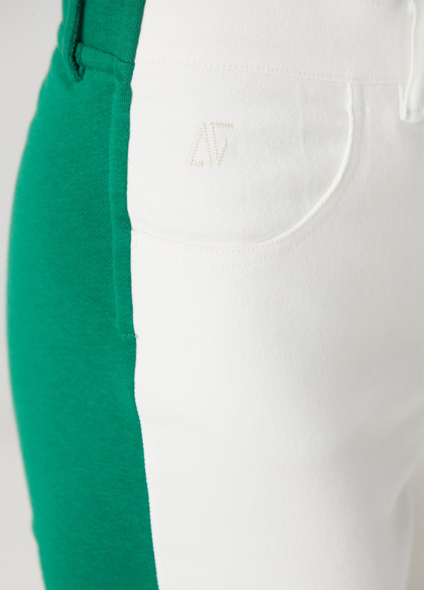 Flare Jean Sweatpants - Verdant White