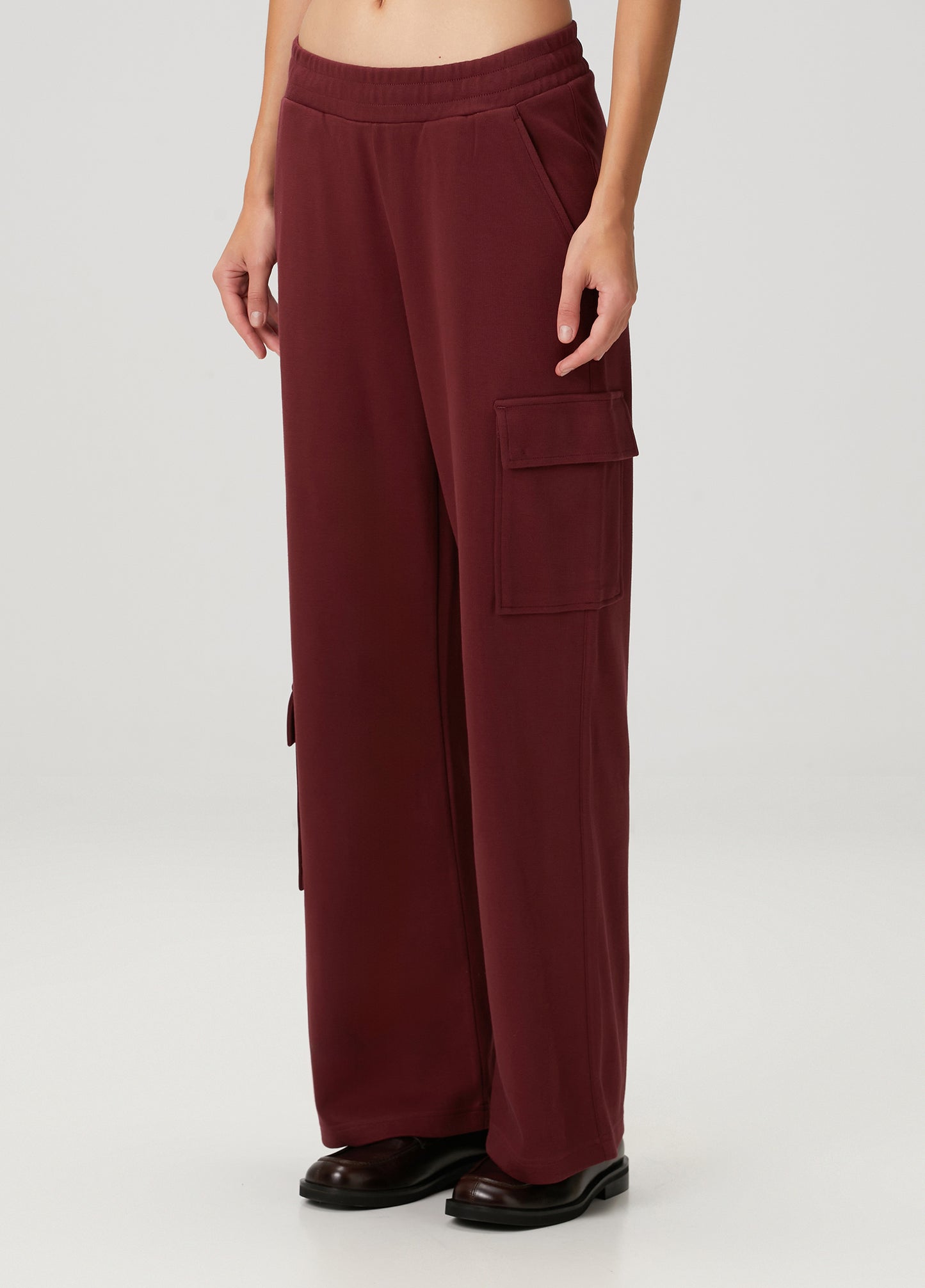 Daisy Cargo Sweatpants - Tawny Port