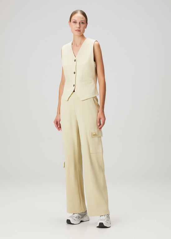 Daisy Cargo Sweatpants - Green Haze