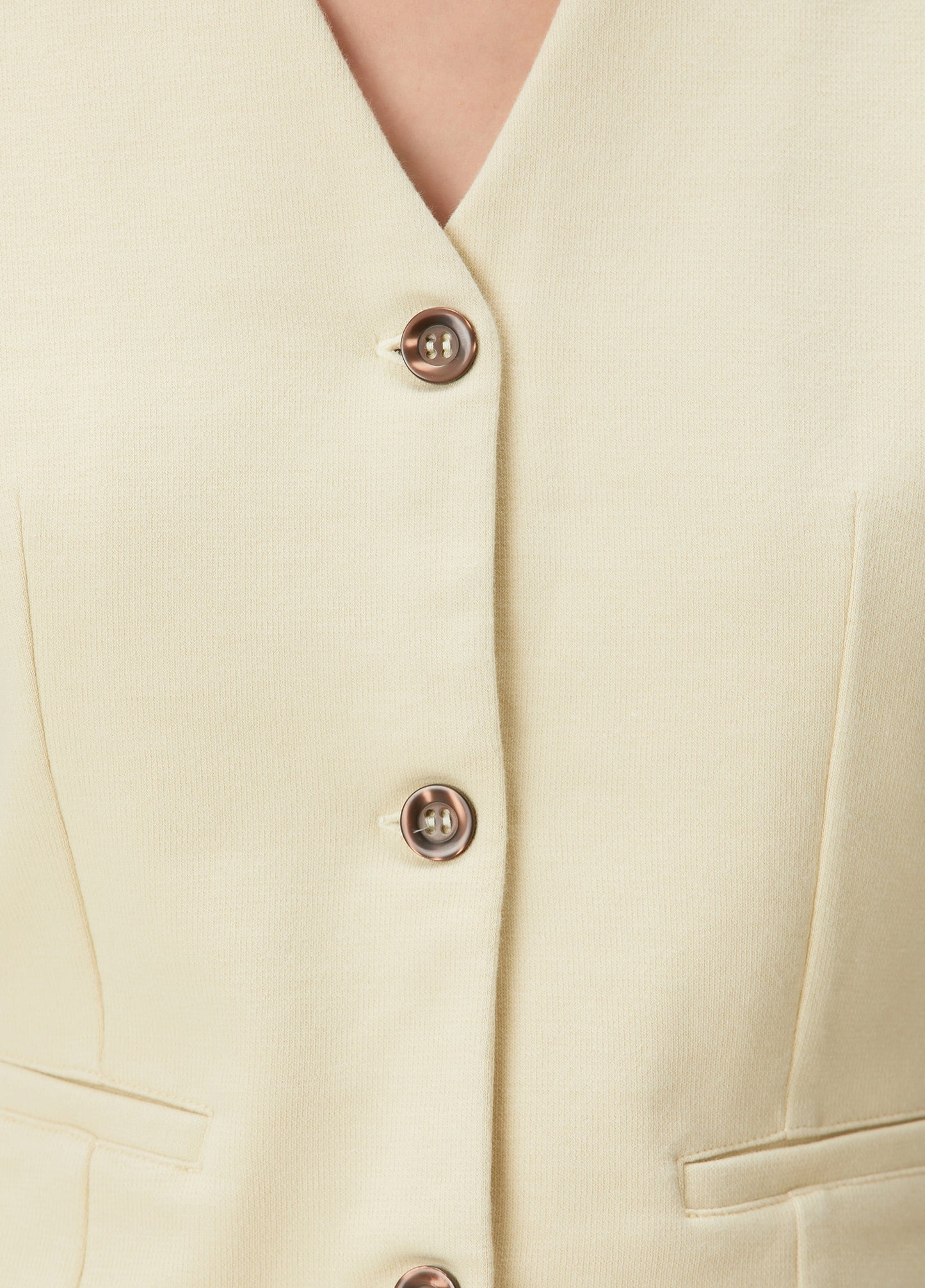 Daisy Waistcoat - Green Haze