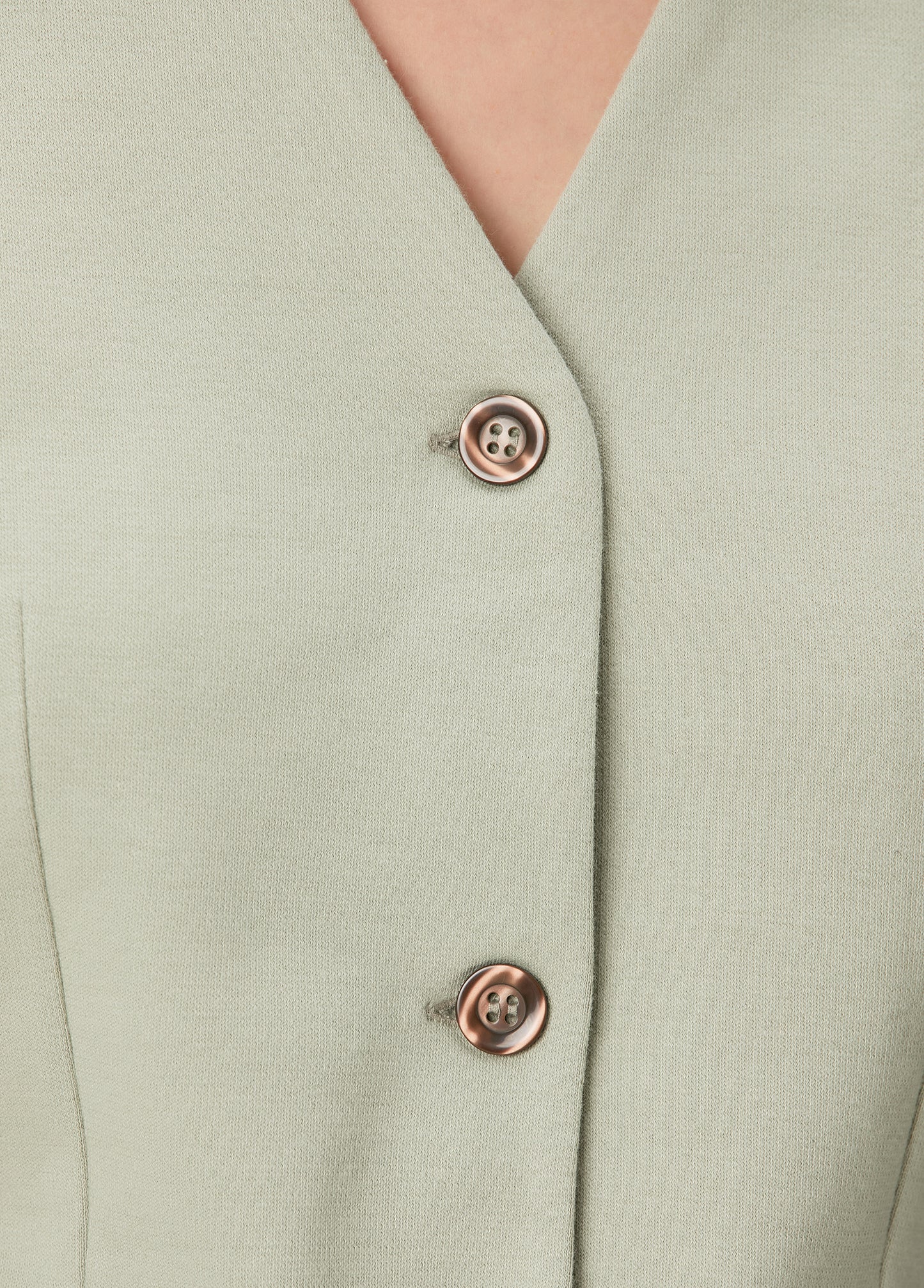 Daisy Waistcoat - Sea Grass