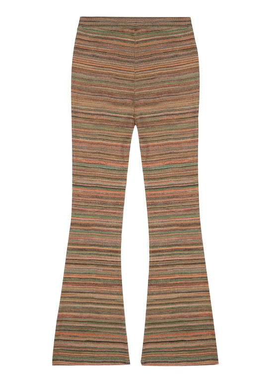 Knit Flare Sweatpants - Margarita