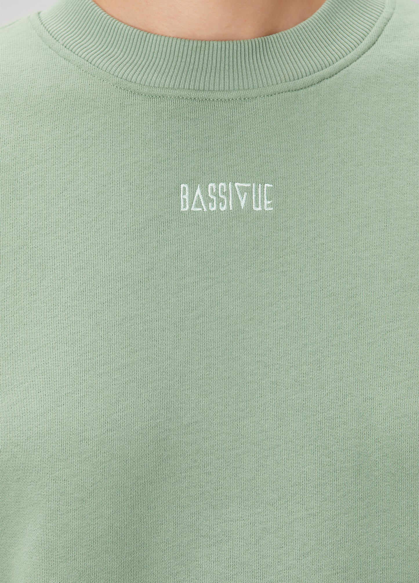 Cotton Crewneck Sweatshirt - Jade