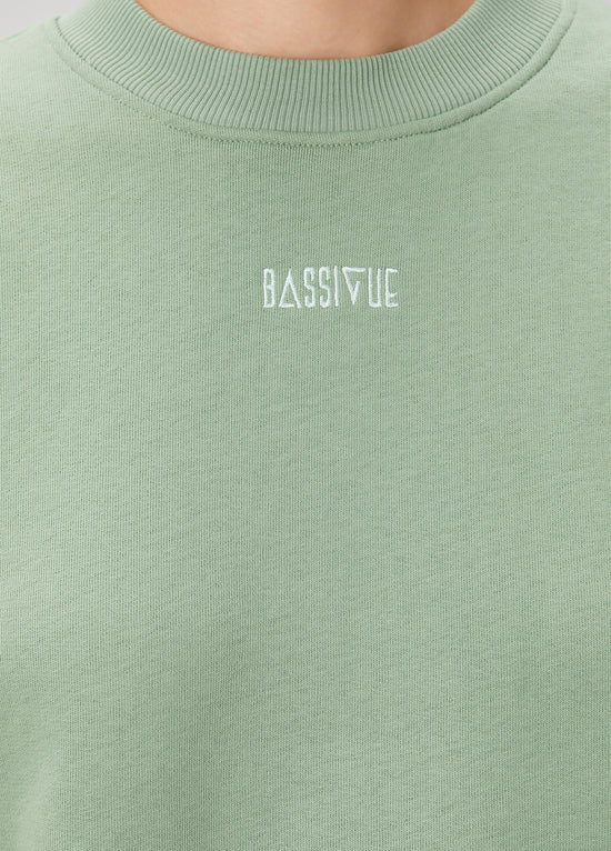 Cotton Crewneck Sweatshirt - Jade