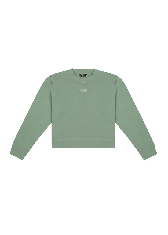 Cotton Crewneck Sweatshirt - Jade