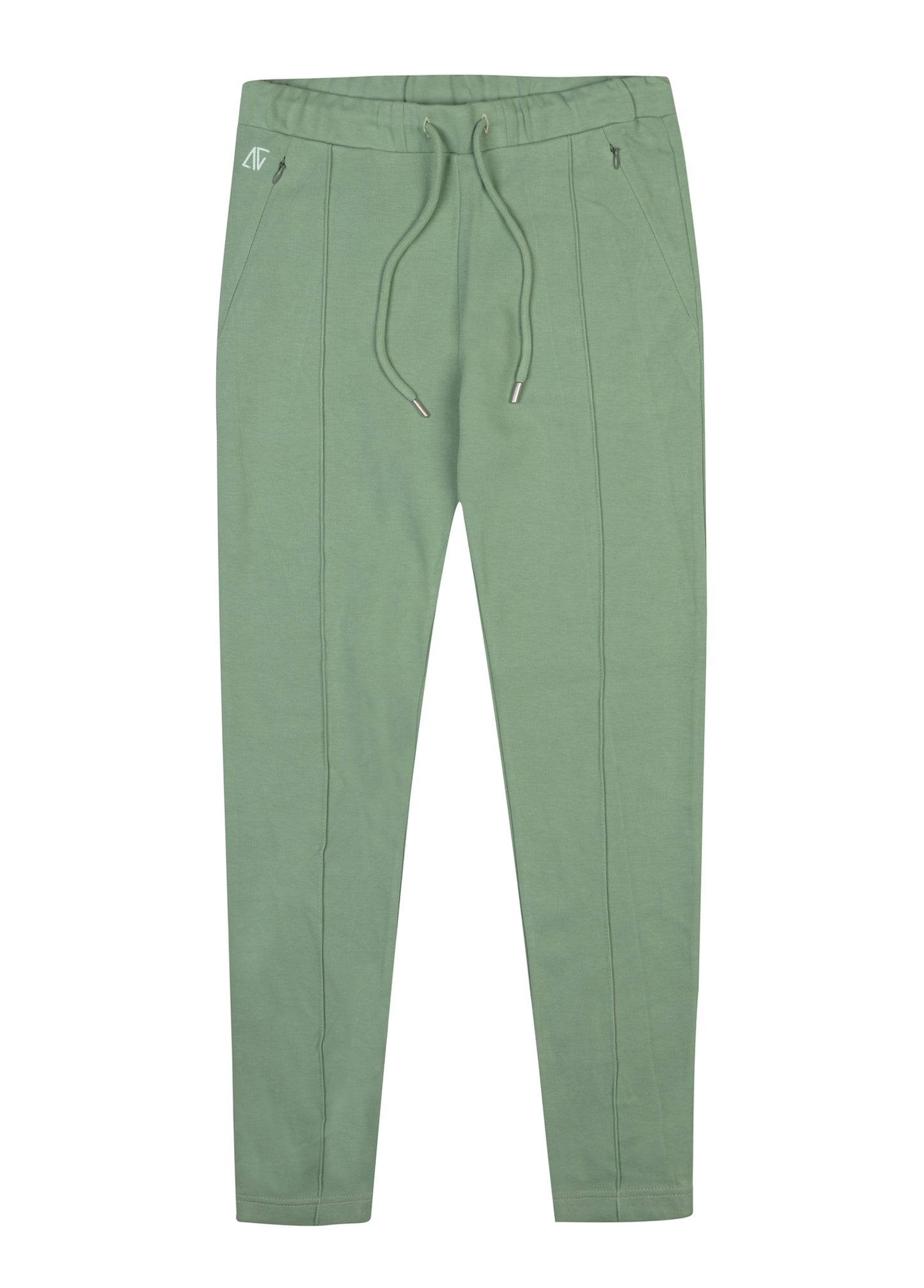 Cotton Skinny Sweatpants - Green