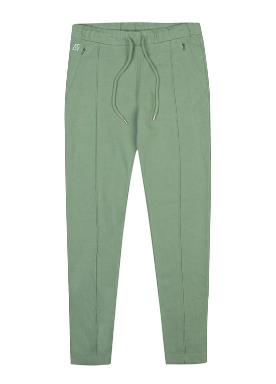 Cotton Skinny Sweatpants - Green