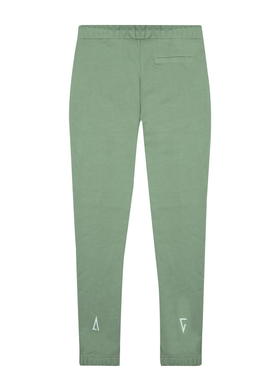Cotton Skinny Sweatpants - Green