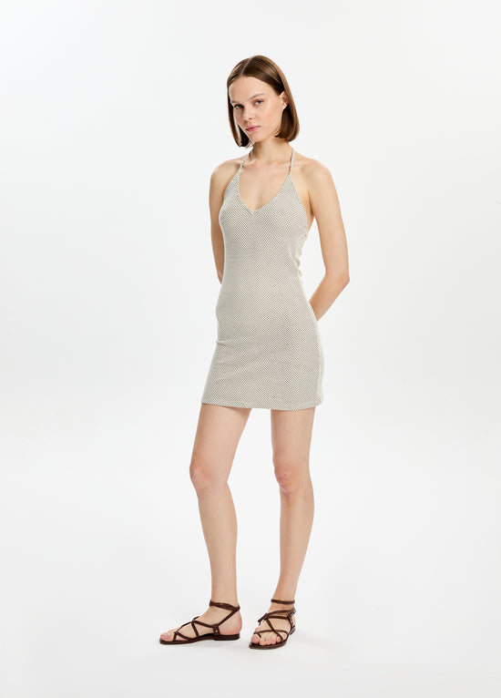 Mini Dress w/ Deep Cleavage