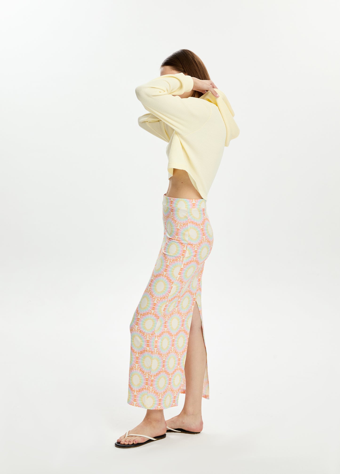 Waffle Crop Hoodie