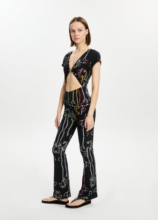 Printed Two-Way Jumpsuit
