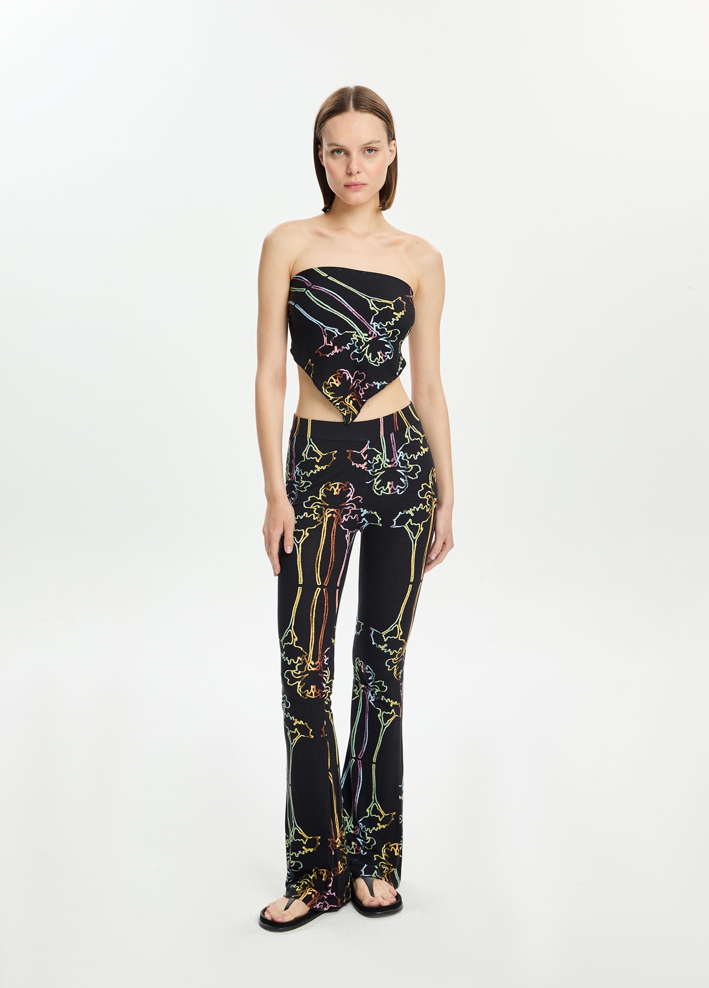 Printed Flare Leggings