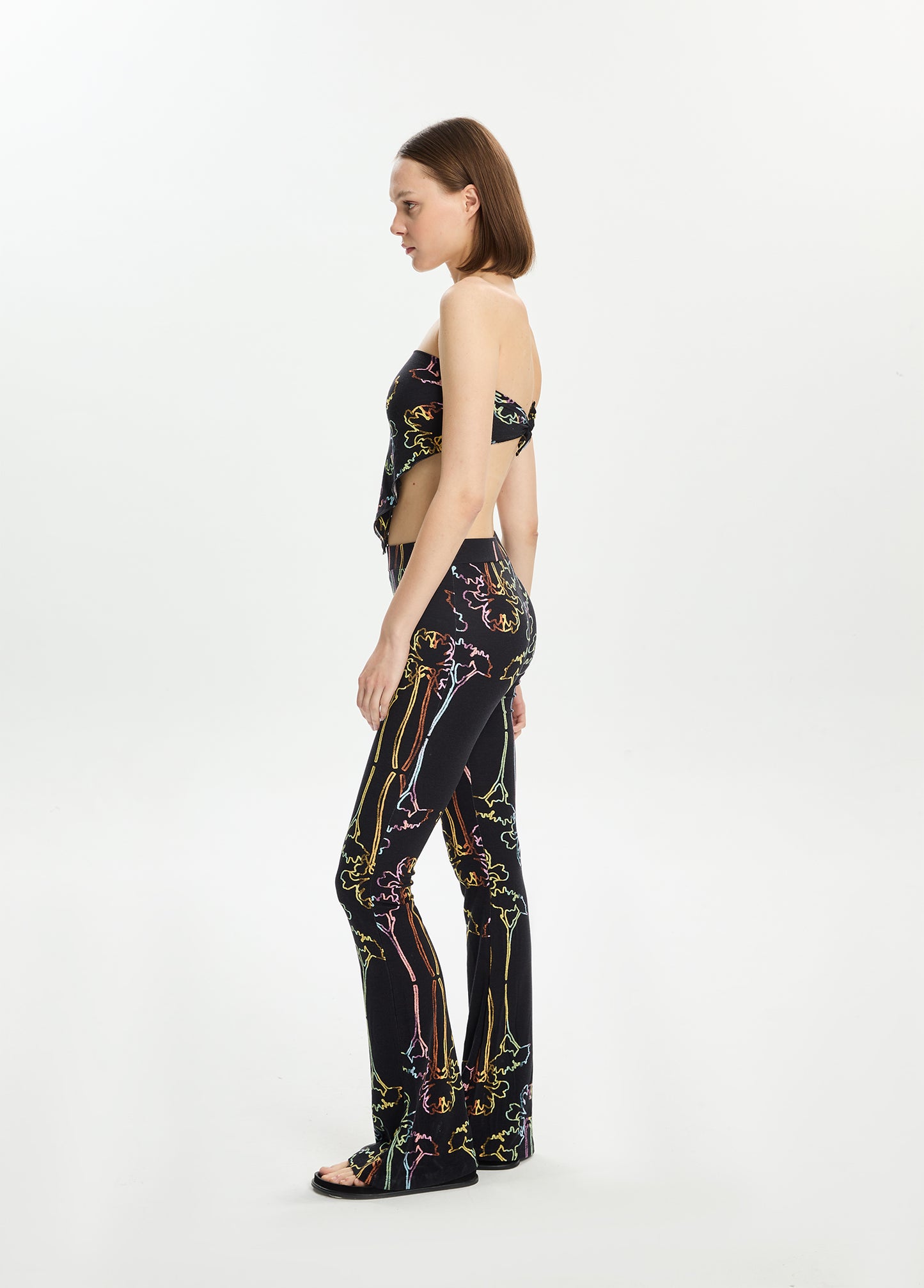 Printed Flare Leggings