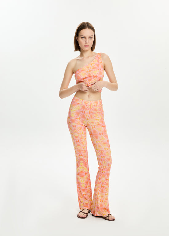 Printed Flare Leggings