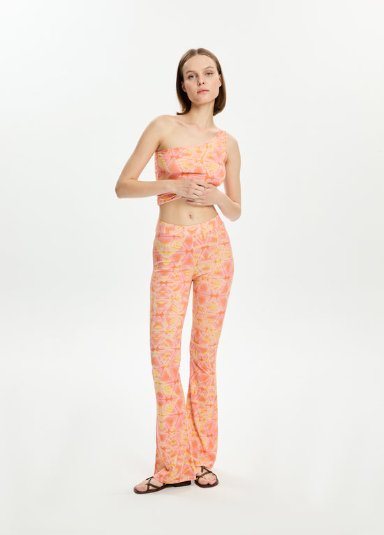 Printed Flare Leggings