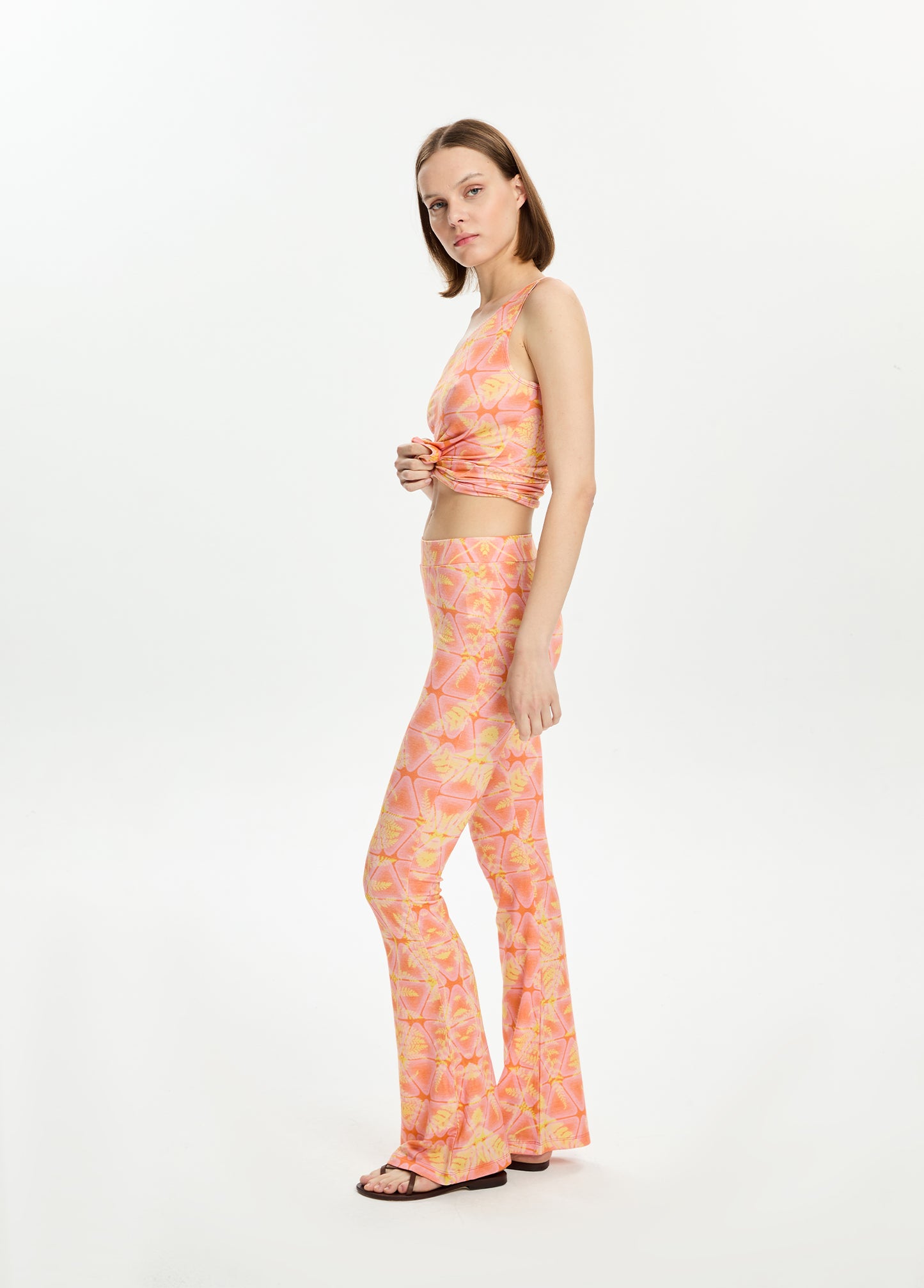 Printed Flare Leggings