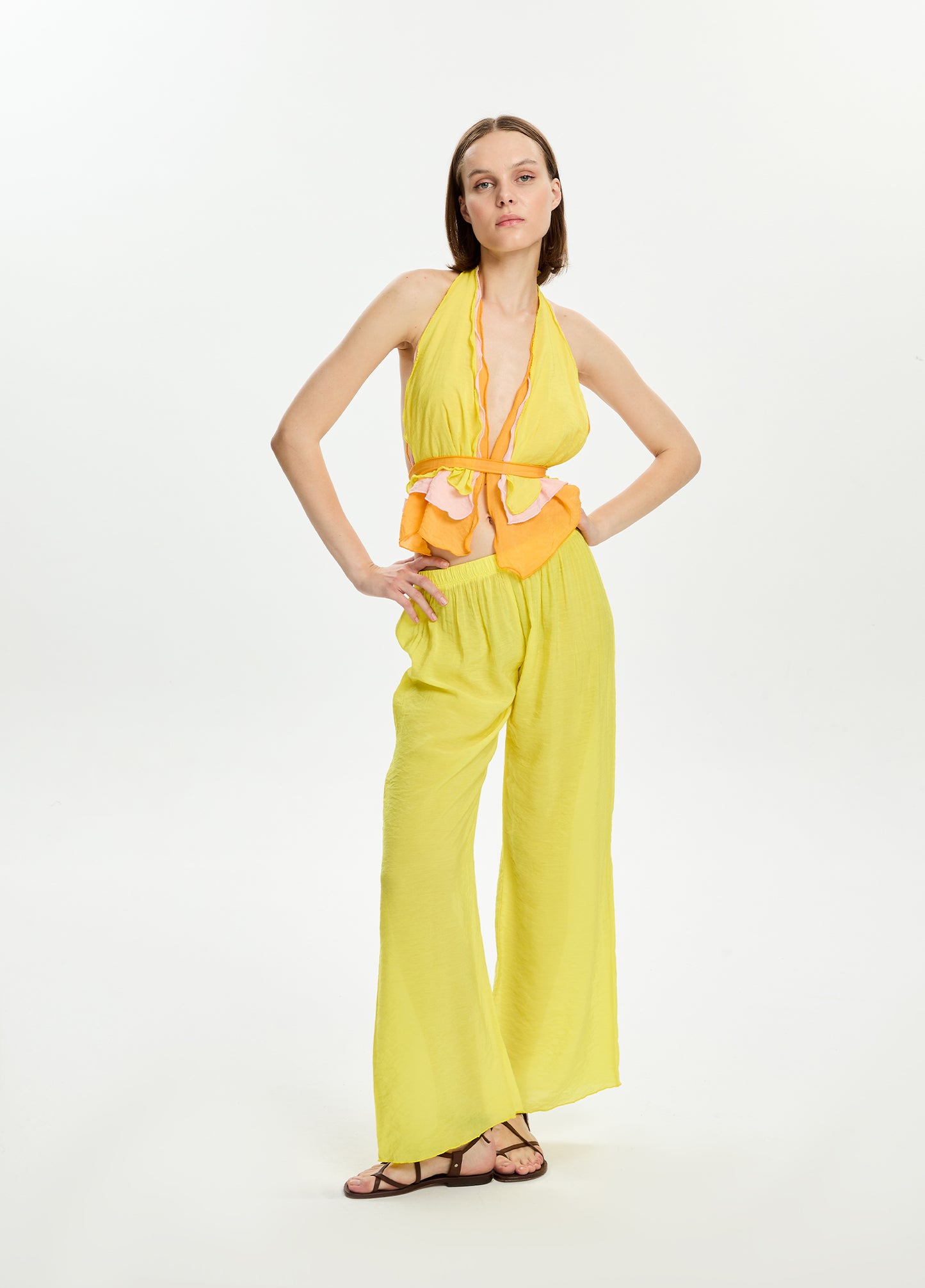 Straight Leg Light-Weight Pants