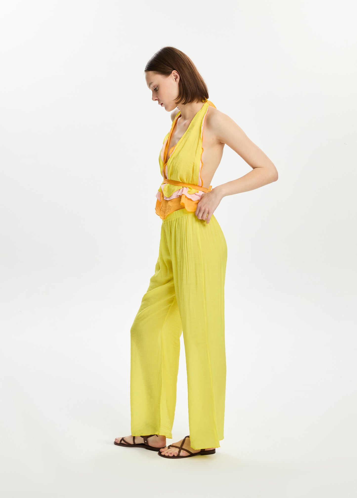 Straight Leg Light-Weight Pants