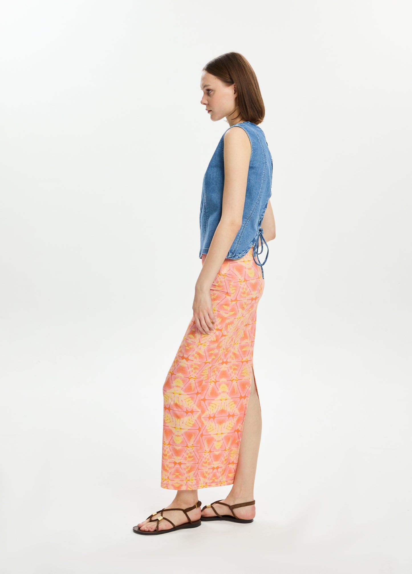 Two-Way Denim Vest