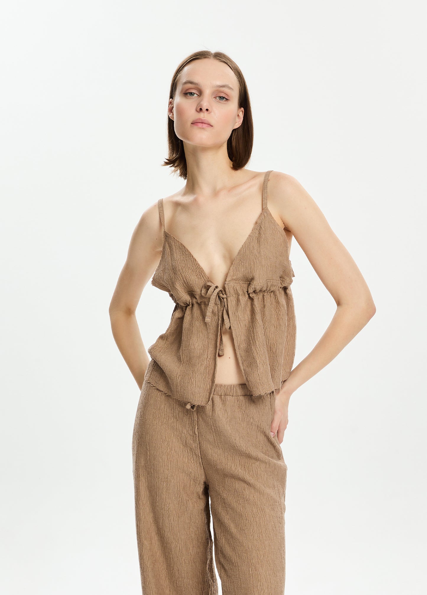 Tie-Front Top