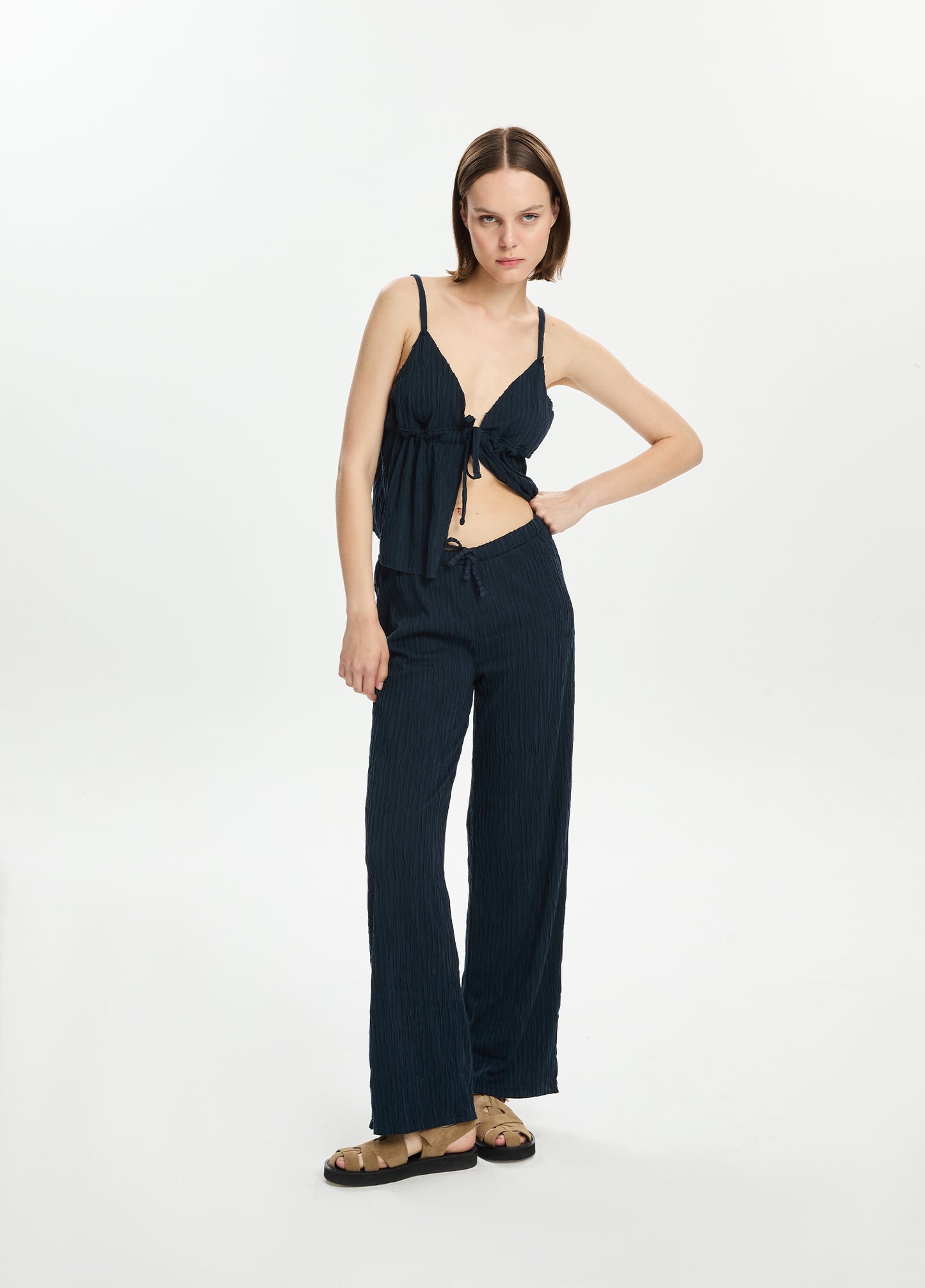 Tie-Front Top